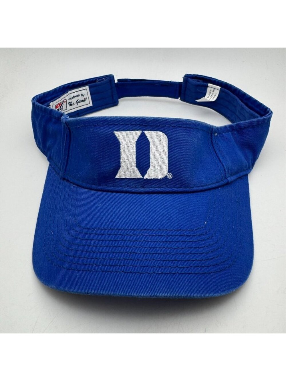 Duke Blue Devils Visor Hat The Game Blue Adjustable Embroidered Golf